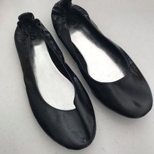 SO Black Patent Leather Flats